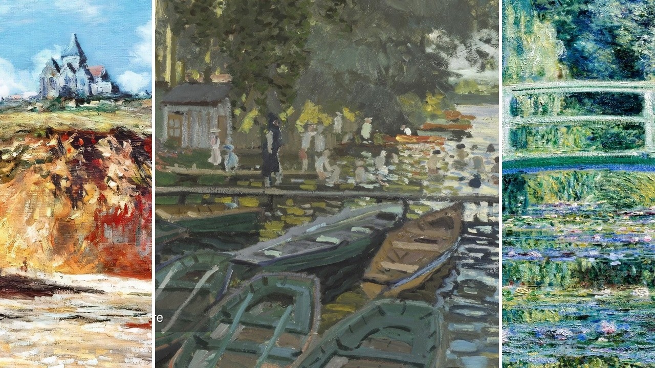 Claude Monet TV — Silent Art Gallery · June 21 Night | Bathers at La Grenouillere & others