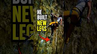 Climber Loses Both Legs. Becomes A Better Climber #shorts #genius
