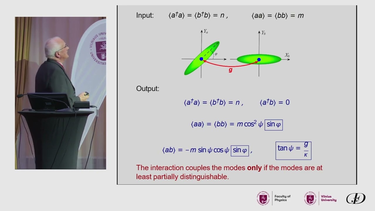 Zbigniew Ficek (UZ) – Transfer of intra- and inter-mode correlations for coupled bosonic modes