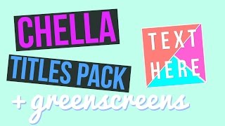 Chella Titles Pack