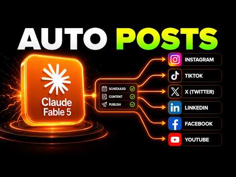 Claude Fable 5 Writes, Designs & Schedules All My Content Automatically
