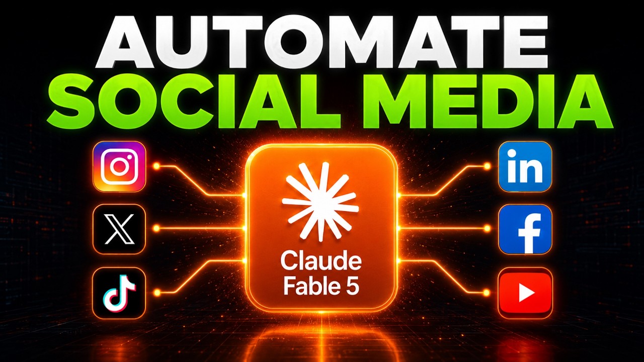 I Automated My Entire Social Media with Claude Fable 5 (It Posts While I Sleep)