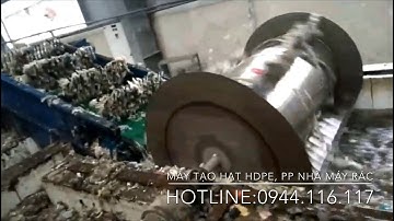 Chất thải nhựa - Túi Nilon - Công nghệ xử lý , túi xốp trong nhà máy rác thải