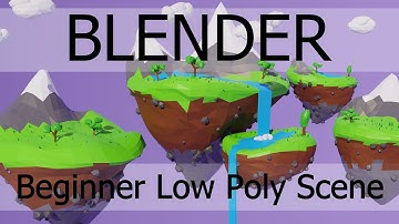 Blender 3D - Create an Easy Low Poly Island Scene