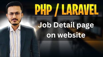 PHP/Laravel Job Portal Project Show Job in job detail page on Website in Urdu/Hindi Lecture-14