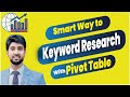 Keyword Research for Google Ads Using Pivot Table | Keyword Planner Tutorial (Step-by-Step)