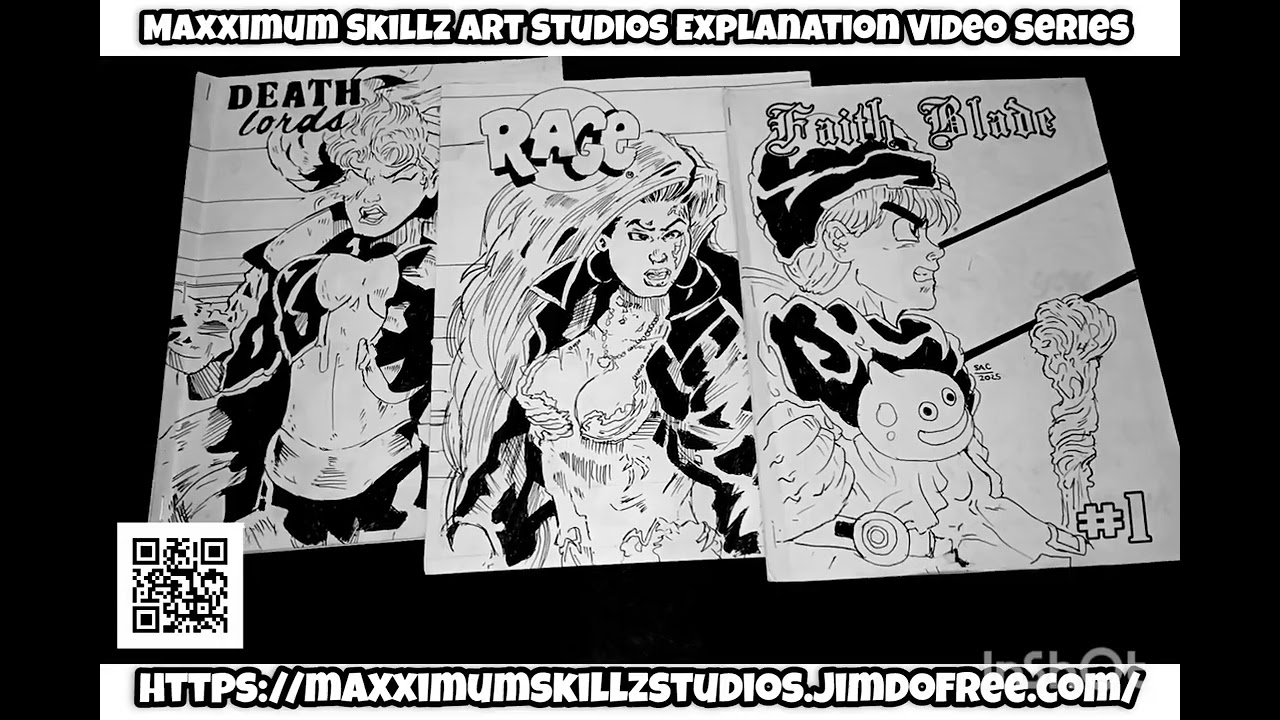 Faith Blade Comics ashcan comic book series 