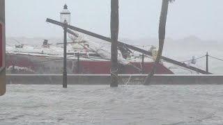 St. Augustine floods as Tropical Storm Ian continues to roll over First Coast