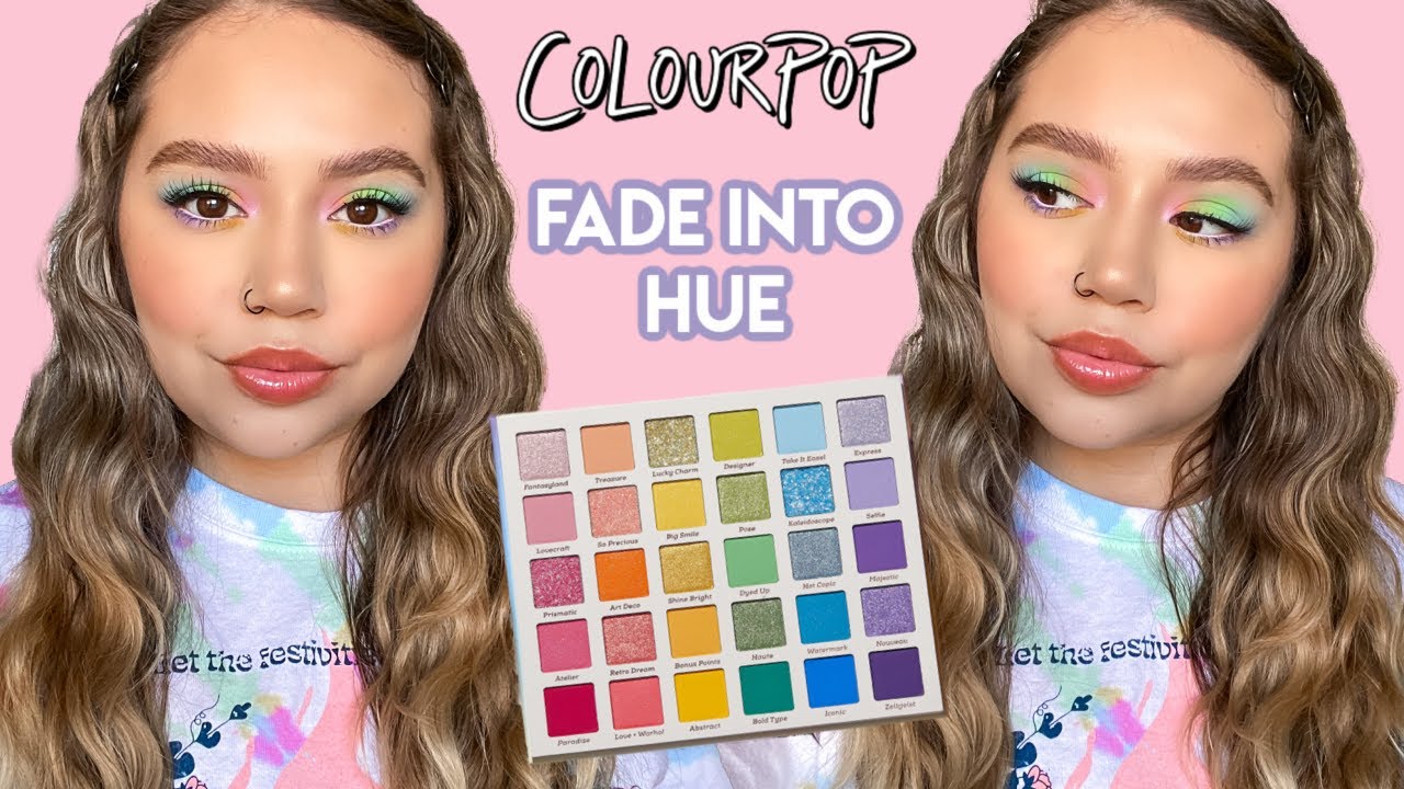 video COLOURPOP Fade Into Hue Eyeshadow Palette