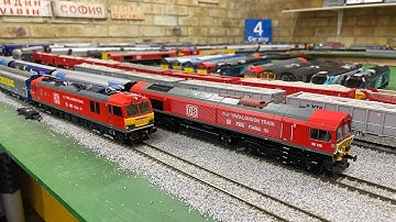 Model Rail: Yiwi - London Train DB Cargo Class 66 & 92 models