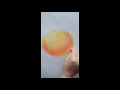 dibujando frutas con colores al pastel