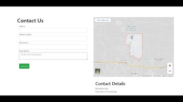 How to create a Standard Contact us form for a website using HTML CSS Bootstrap