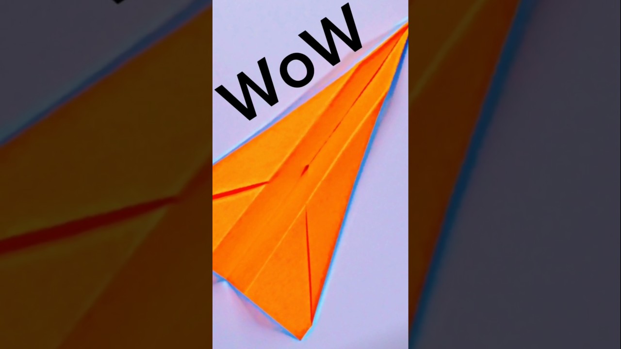 👉 The Easiest Paper Airplane Tutorial ✈️ | Simple Origami Plane