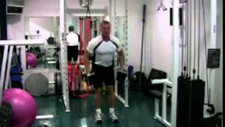 Dumbbell Burpee Snatch with Push-Up