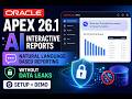 Oracle APEX 26.1 AI Interactive Reports - NLP based Reporting Without Data Leaks (Setup + Demo)