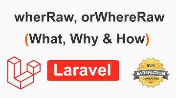 whereRaw, orWhereRaw in Laravel - Use of whereRaw and orWhereRaw in Laravel