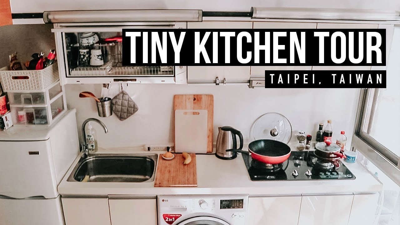 Tiny Kitchen Tour in Taipei, Taiwan Living in Taiwan as an American
