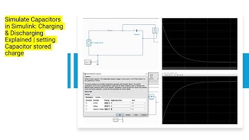 Simulate Capacitors in Simulink: Charging & Discharging Explained | setting Capacitor stored charge