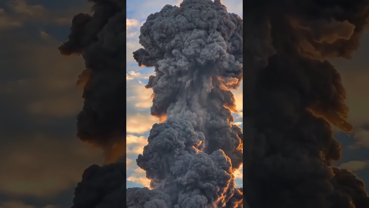 Kagoshima, Japan – December 23, 2024 – Sakurajima Volcano erupted with a strong explosion.