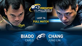BIADO vs CHANG ▸ 2024 WPA PREDATOR WORLD CHAMPIONSHIP MEN'S 10-BALL screenshot 1