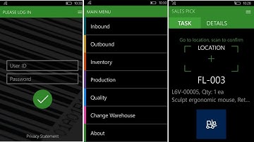 Demo of Microsoft Dynamics 365 for Operations Warehouse App on License Plates & Warehouse Management
