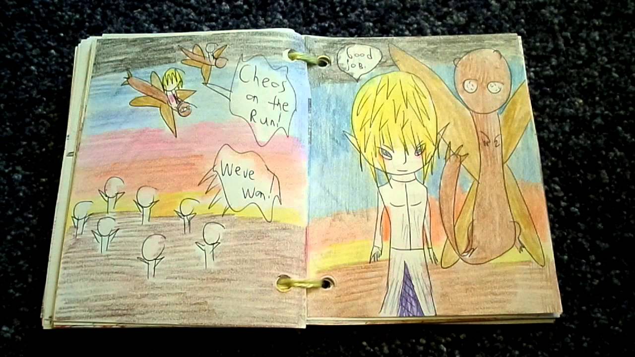 Pumpkin patch (part 3 of 3) self made comic book - YouTube