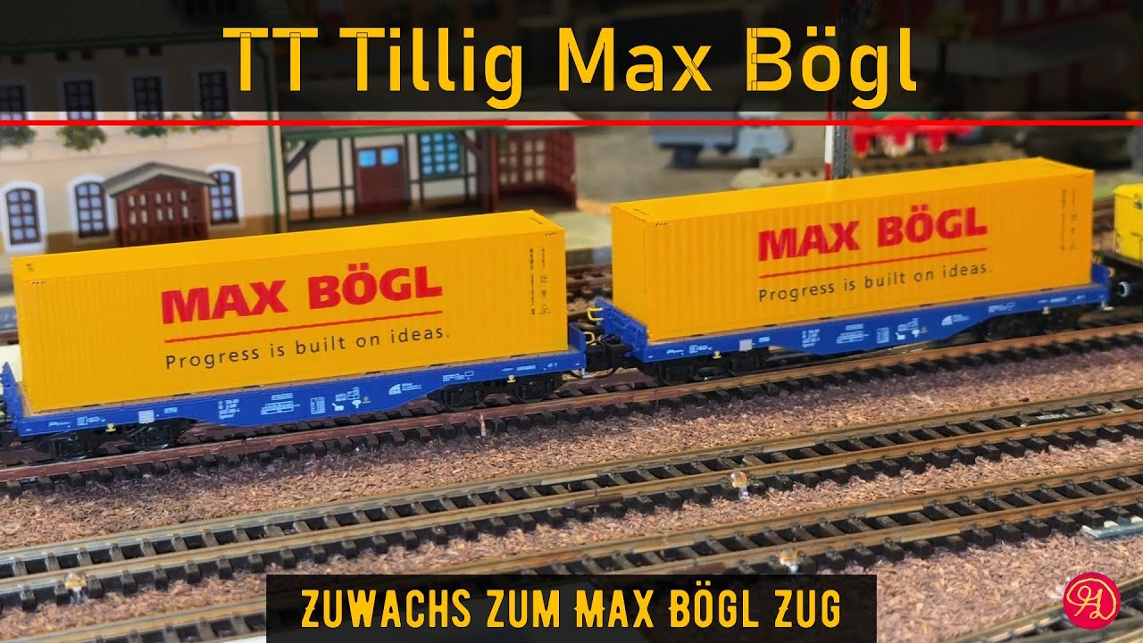 106# TT Tillig Max Bögl Neuzugang mit dabei V60, V100 EBS und Blue Tiger 2