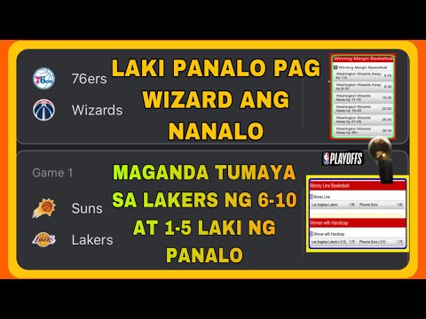 Lakers Vs Phoenix Suns |Paano Tumaya Sa Online Betting NBA Playoffs Laki Ng Panalo Mo Dito Sa Nba