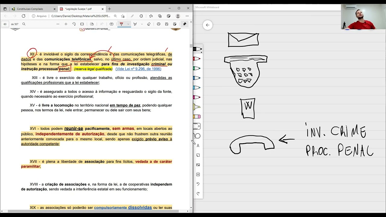 4.2 - Constituição Federal (Art. 1º ao 5º) - Agente Penitenciário SUSEPE/RS