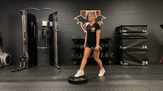 Front Foot Elevated Dumbbell Lunge Details