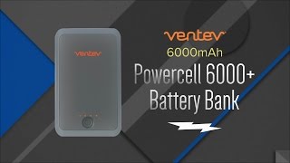 Ventev Powercell 6000+ Portable Battery Charger 532972 - Overview