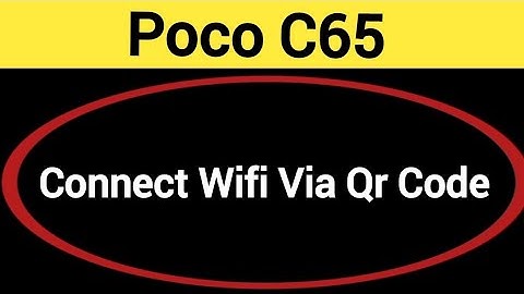 How to connect WiFi via QR code, Poco C65 me Bina password ke Wi Fi connect kaise karen