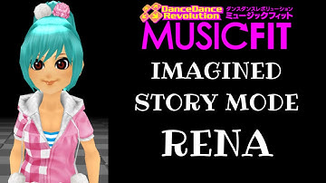 DanceDanceRevolution MUSIC FIT (Nintendo Wii) - Imagined Story Mode as Rena | Full Game