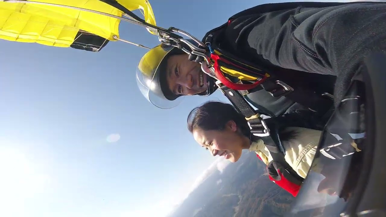 6年前1人でスカイダイビング✈️しに行ったときの🤫🫶💚✈️3,600m急落下😂