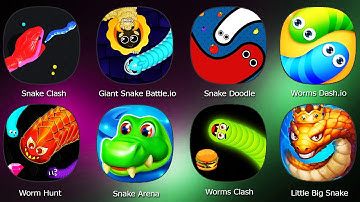 Snake Clash,Snake Doodle,Worm Hunt,Worms Dash io,Little Big Snake,Giant Snake Battle io,Snake Arena
