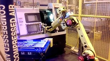 Robot Tending CNC Turning Centers