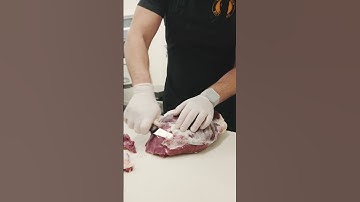 Satisfying Deer Roast Trimming🔪🦌 #shorts #deer #venison