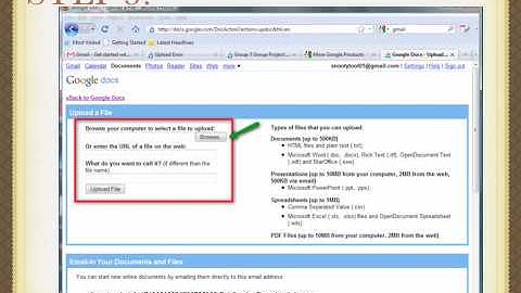 Google docs - Presentation - Upload and Share - Rick Lumadue