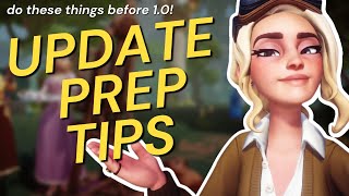10 Tips to Prepare for Disney Dreamlight Valley 1.0 + A Rift in Time! ✨