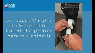 How to Install the Ink Ribbon and Stickers  – Thermal Printer for Oil Change Stickers (Godex RT200i)