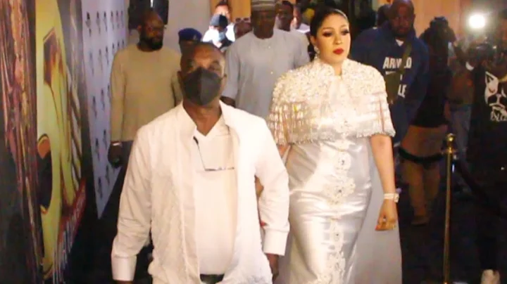 K1 DE ULTIMATE AND HIS WIFE EMMANUELLA ROPO MARSHAL ARRIVAL AT HIS 50YEARS ON STAGE