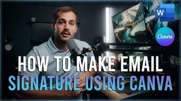 Create a Gmail/Outlook Signature using Canva!