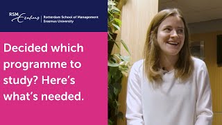 Admission requirements for Master programmes at Rotterdam School of Management, Erasmus University @rsmerasmusuniversity