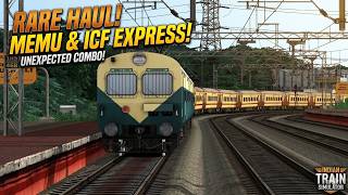 First Time Ever? MEMU Motor pulling full ICF Express Train! INDIAN TRAIN SIMULATOR 2026 screenshot 3