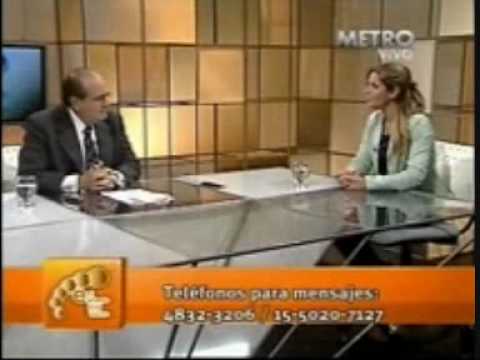 Cynthia Hotton en Canal Metro con Carlos Brown