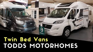 Two NEW Twin Bed Motorhomes | Todds Motorhomes