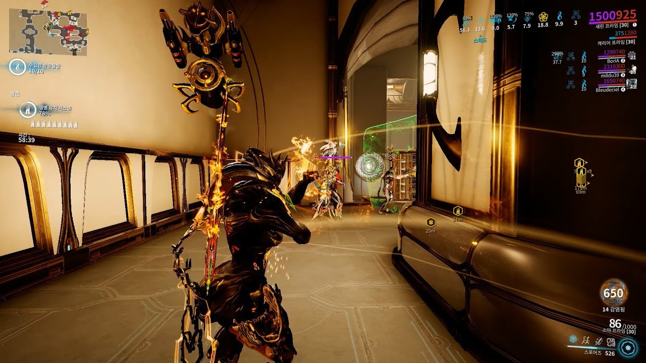 Warframe) Saryn Venom Dose Build MOT Survival 60m Play (Volt