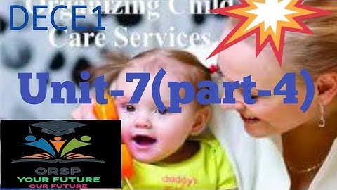 DECE1 Unit-7(part-4)-IGNOU-ORSP