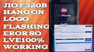 jio f320b hang on logo flash file 2023