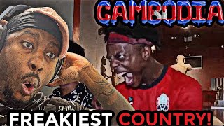 Celebrity iShowSpeed's First Time in CAMBODIA (ALMOST DIES) | Srotonn Reaction Series Net Worth